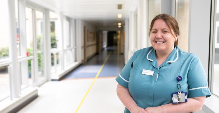 Nurse in hallway