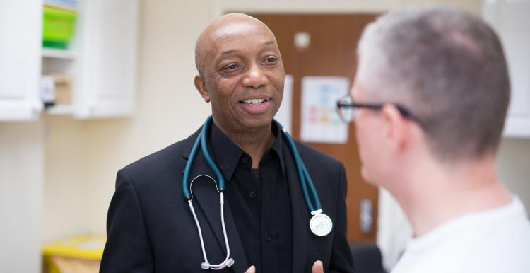 Doctor talking to a patient 2