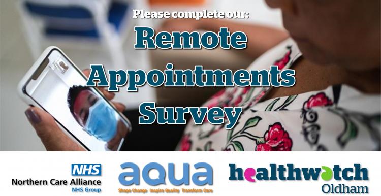 Remote Appointments Survey Poster Remote Appointments Survey Poster