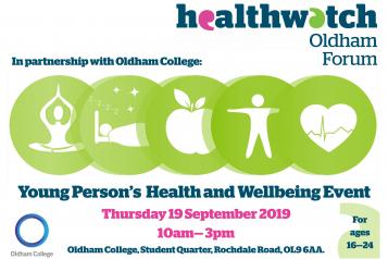 Poster of Young People's Health and Wellbeing Event