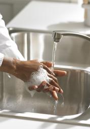 Washing hands image