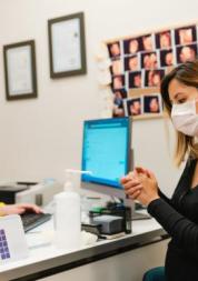 person receiving covid-19 vaccine